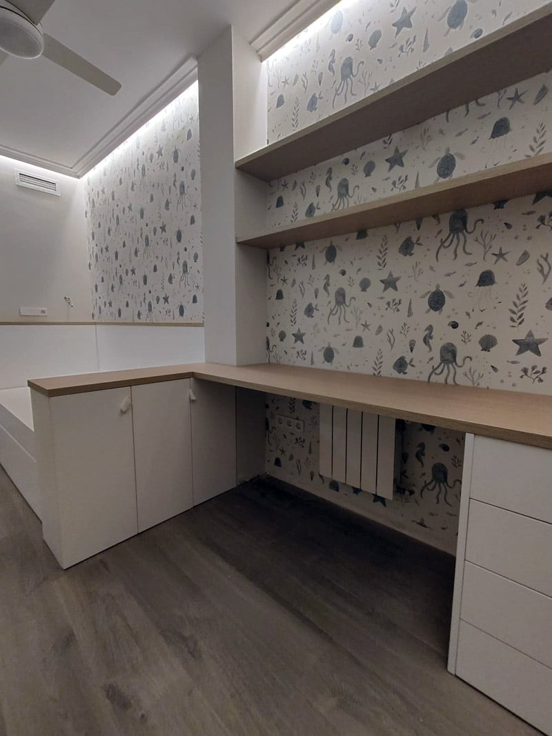 Imagen de un dormitorio juvenil.