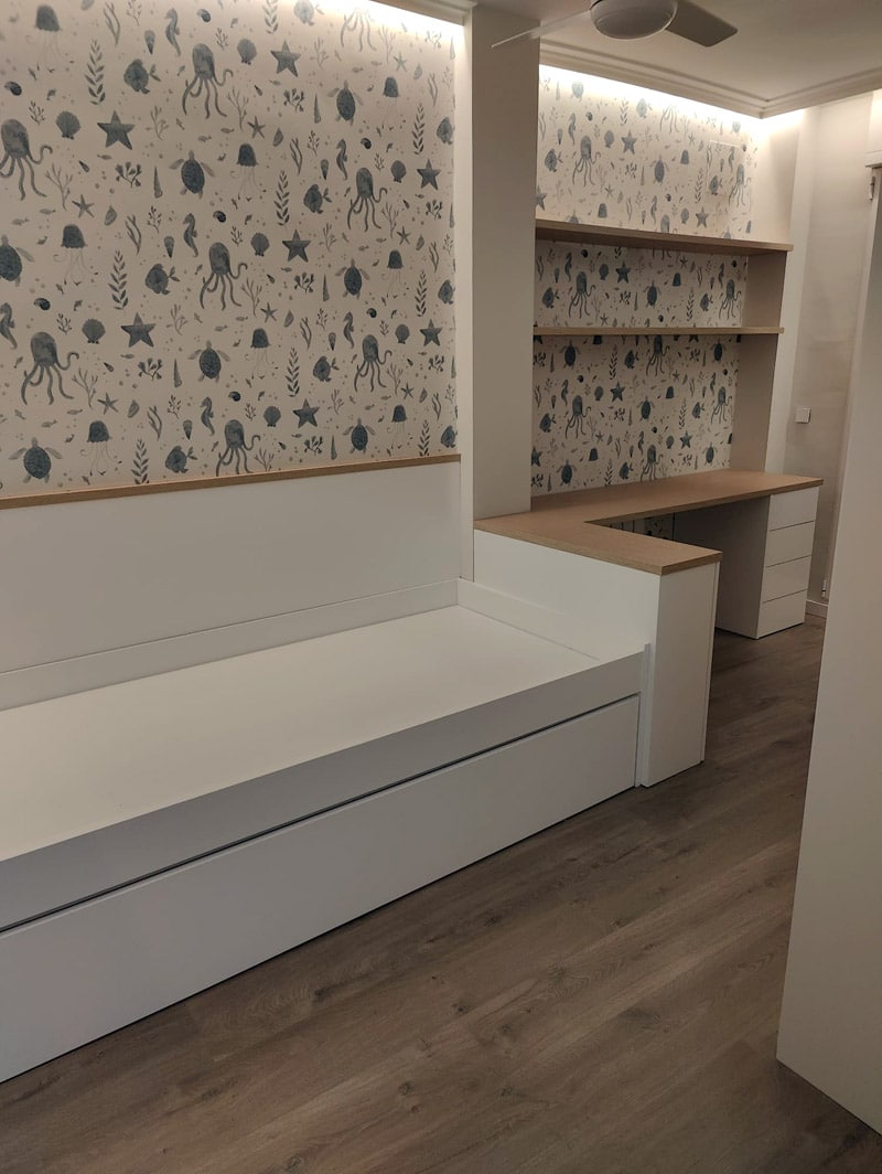 Imagen de un dormitorio juvenil.