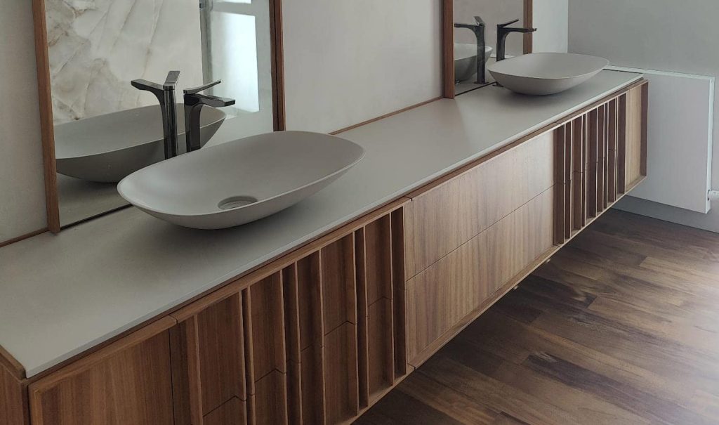 Lavabo de diseño minimalista