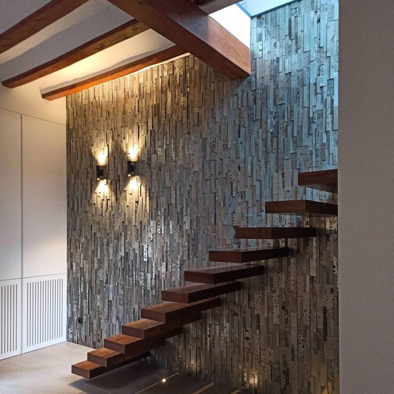 Imagen de escalera de diseño.